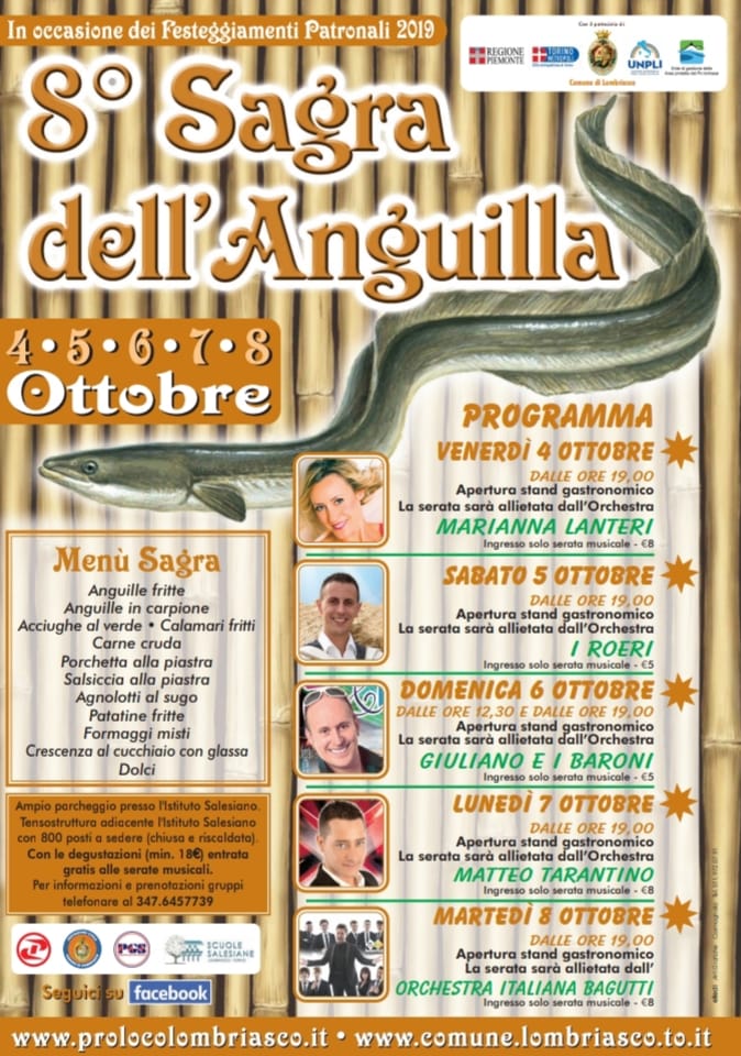 Programma sagra anguilla 2019